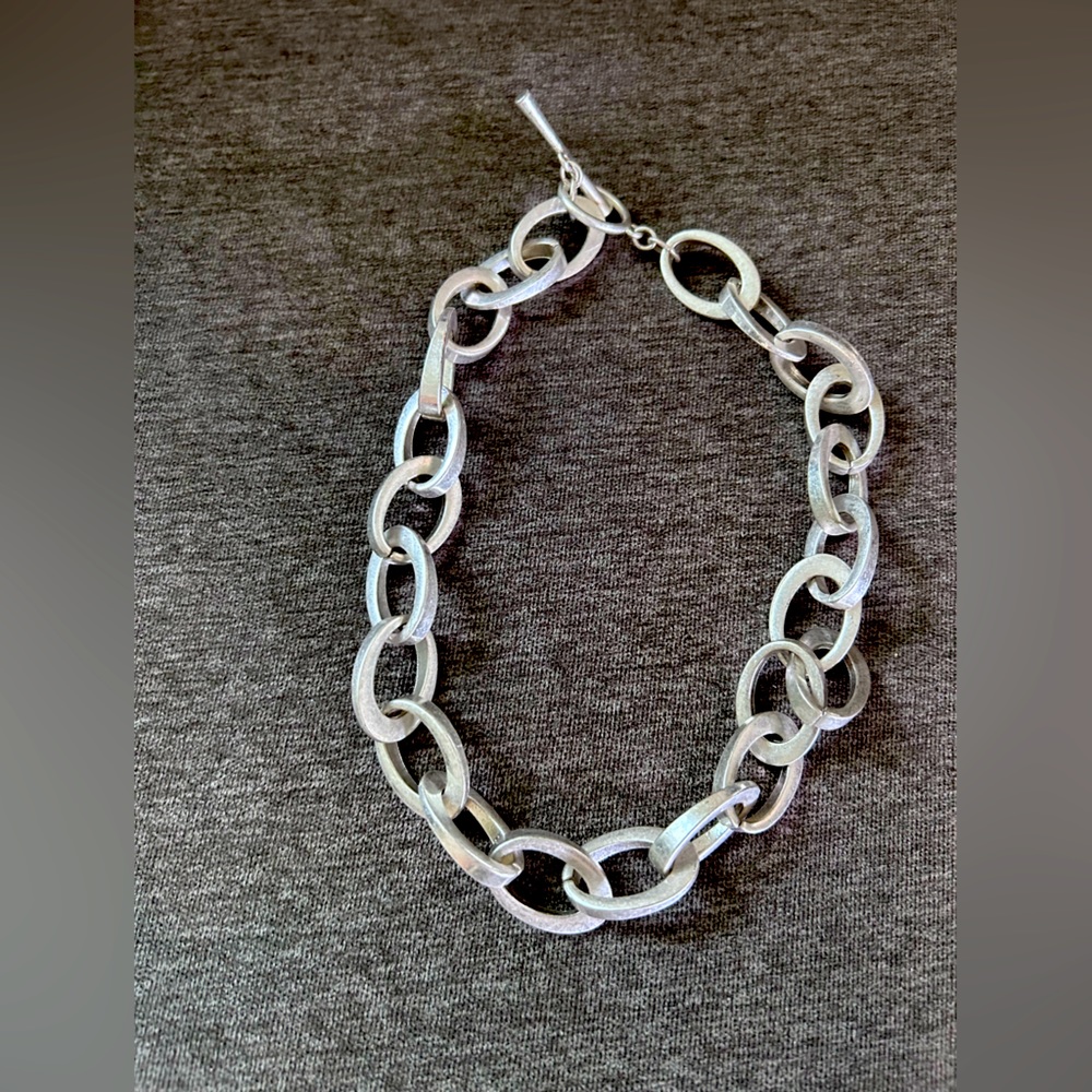 Silver chain necklace